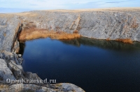 Мраморный плес реки Каменки (озеро Холодное)
