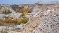 Кваркенское месторождение мрамора. Сентябрь 2021 года