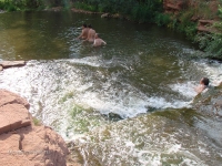 Водопады на реке Янгиз