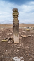 Кладбище Кызаулер с тремя стелами-кулпытасами