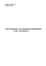Образование «Большой Башкирии». Как это было...