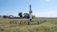 Стела погибшим воинам в годы Великой Отечественной войны с. Орловка